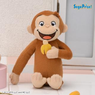 【おさるのジョージ】【Cバナナ】おさるのジョージ　ぬいぐるみ　フルーツもぐもぐ