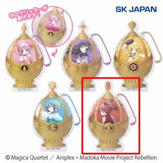 【魔法少女まどかマギカ】【E佐倉杏子(レッド)】魔法少女まどか☆マギカソウルジェム3重アクリルキーホルダー