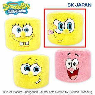 【スポンジ・ボブ】【Bボブ(舌出し)】スポンジ・ボブ ラウンドボアクッション