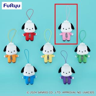 【サンリオ】【Bピンク】ポチャッコ カラフルつなぎマスコット