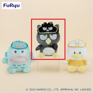 【サンリオ】【Bバッドばつ丸】はぴだんぶい おうちヘアバンドぬいぐるみ①