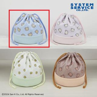 【リラックマ】【Aリラックマ】リラックマ NEW BASIC RILAKKUMA 巾着ポーチ