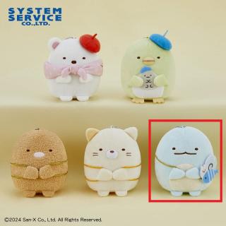 【すみっコぐらし】【Eとかげ】すみっコぐらし たびきぶん ボールチェーン付きみにっコと一緒ぬいぐるみ