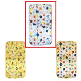 【アンパンマン】【Bあお(フルーツ柄)】アンパンマン ピーチスキンお昼寝敷きパット