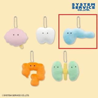 【FANS】【Cすいぞう(水色)】FANS ボールチェーン付きにんげんのからだぬいぐるみ Part2
