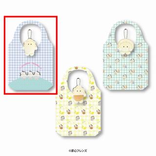 【求心フレンズ】【A牡蠣(ブルー)】求心フレンズ　牡蠣＆ホタテ　ぬいぐるみエコバッグ