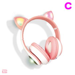 【C:Pink】ワイヤレス猫耳ヘッドフォン4