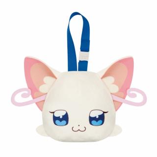 【プリキュア】【C猫屋敷ユキ】わんだふるぷりきゅあ！ ストラップ付き顔型ぬいぐるみポーチ