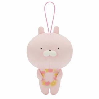 【うさまる】【Bうさこ】うさまる ゴムひも付きぬいぐるみ～HAPPY FLOWER～