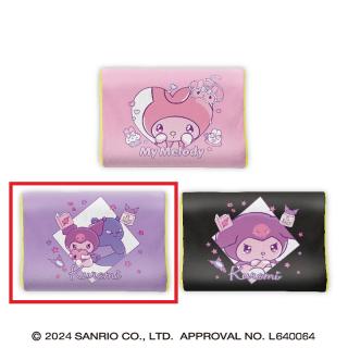 【サンリオ】【Cクロミ・バク(紫)】マイメロディ・クロミ 甘えんぼナミダ低反発まくら