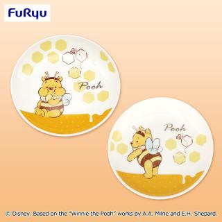 【ディズニー】くまのプーさん 【FDT】まんぷくみつばち切り株 ディッシュセット