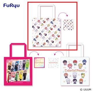 【カラフルピーチ】【A総柄】カラフルピーチ エコバッグ