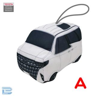 【トヨタ】【A:WHITE(アルファード)】トヨタアルファード＆ランドクルーザーマスコットぬいぐるみ