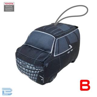 【トヨタ】【B:BLACK(アルファード)】トヨタアルファード＆ランドクルーザーマスコットぬいぐるみ