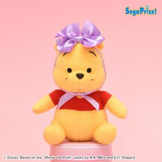 【ディズニー】【Aプー】くまのプーさん　ぬいぐるみ　リボンVer.