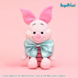 【ディズニー】【Cピグレット】くまのプーさん　ぬいぐるみ　リボンVer.