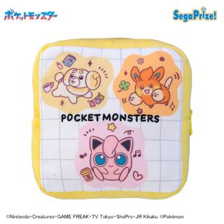 【ポケットモンスター】【Bイエロー】ポケットモンスター　スクエアポーチ　～Joyfuldays～