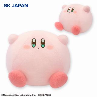 【星のカービィ】星のカービィ羊毛フェルト風超BIGぬいぐるみ（まんぷく座り）