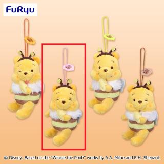 【ディズニー】【Cピンク】くまのプーさん 【FDT】まんぷくみつばち マスコット