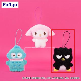 【サンリオ】【Cバッドばつ丸】サンリオキャラクターズ ふわもこワッペンマスコット①