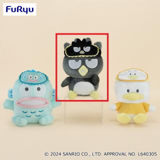 【サンリオ】【Bバッドばつ丸】はぴだんぶい おうちヘアバンドぬいぐるみ①