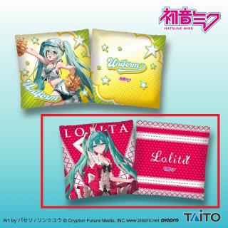 【初音ミク】【B:lolita】初音ミク　おおきなスクエアクッション　Fashion～uniform & lolita～