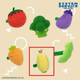 【FANS】【Eトウモロコシ】FANS やさいたちのぬいぐるみヘアクリップ