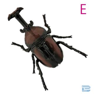 【Eカブトムシ(ブラウン)】カブトクワガタBIGフィギュア