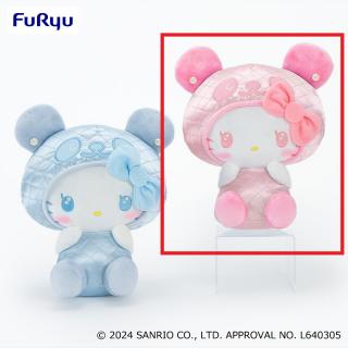 【サンリオ】【Bピンク】パンダハローキティ ハッピーブライドBIGぬいぐるみ