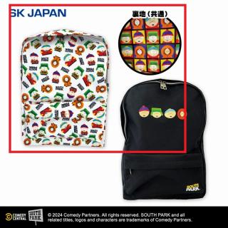 【サウスパーク】【A総柄(白)】サウスパークリュック