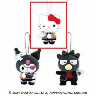【サンリオ】【Aハローキティ】サンリオキャラクターズ だーくねす・すくーるマスコット1