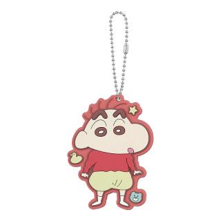 【クレヨンしんちゃん】【Aベイビーしんちゃん】クレヨンしんちゃん ラバーキーホルダー～ベイビーなカスカベ防衛隊だゾ～