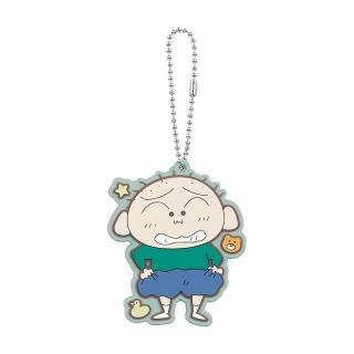 【クレヨンしんちゃん】【Dベイビーマサオくん】クレヨンしんちゃん ラバーキーホルダー～ベイビーなカスカベ防衛隊だゾ～