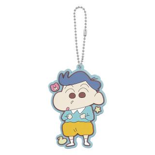 【クレヨンしんちゃん】【Bベイビーかざまくん】クレヨンしんちゃん ラバーキーホルダー～ベイビーなカスカベ防衛隊だゾ～