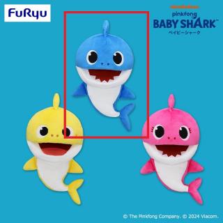 【BABY SHARK】【Bダディシャーク(ブルー)】ベイビーシャーク ぬいぐるみパペット