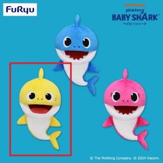 【BABY SHARK】【Aベイビーシャーク(イエロー)】ベイビーシャーク ぬいぐるみパペット