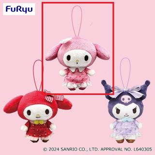 【サンリオ】【Bマイメロディ(ピンク)】マイメロディ・クロミ フローラルワンピースマスコット
