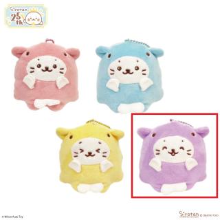【しろたん】【Dパープル(にっこり)】しろたん海の生き物シリーズぬいぐるみMC～メンダコ～
