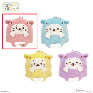 【しろたん】【Aピンク(目開け)】しろたん海の生き物シリーズぬいぐるみMC～メンダコ～