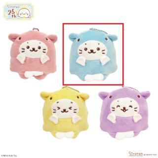 【しろたん】【Bブルー(目開け)】しろたん海の生き物シリーズぬいぐるみMC～メンダコ～