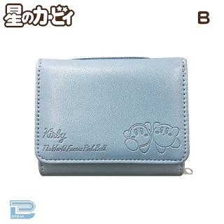 【星のカービィ】【Bブルー】星のカービィ三つ折りウォレット