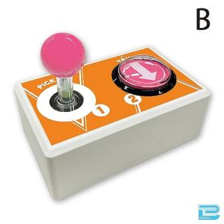 【B:ORANGE】クレーンゲームスティック＆ボタン3