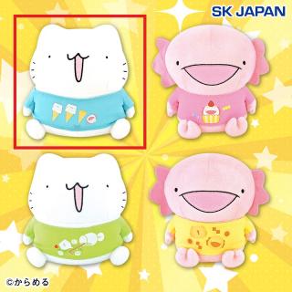 【からめる】【Aねこ（ブルー）】からめるスイーツTシャツぽってりMBヌイグルミ
