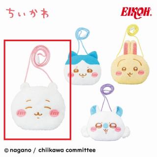【ちいかわ】【Aちいかわ】ちいかわ ふわふわフェイスポシェット