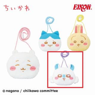 【ちいかわ】【Dモモンガ】ちいかわ ふわふわフェイスポシェット