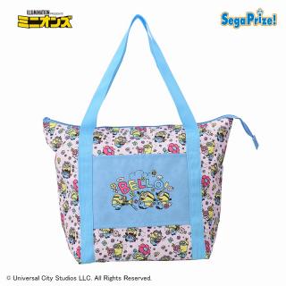 【ミニオンズ】【B持ち手ライトブルー】ミニオン　[PM]キャリーオンバッグ　Flower Ver.