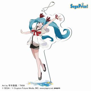【初音ミク】【A:シャイニー】初音ミクシリーズ　スタンド付ビッグクリアキーチェーン“シャイニー&DE:MONSTAR”(EX)