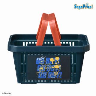 【ディズニー】【Cミッキー&ドナルド(カゴ色:ダークグリーン)】ドナルドダック　ミニメッシュカゴ