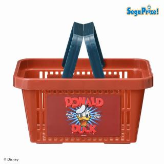 【ディズニー】【Bドナルド(カゴ色:レッド)】ドナルドダック　ミニメッシュカゴ