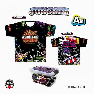 【ジャグラー】【Aセンターロゴ&星柄】コンコレJUGGLERフルグラTシャツvol.3